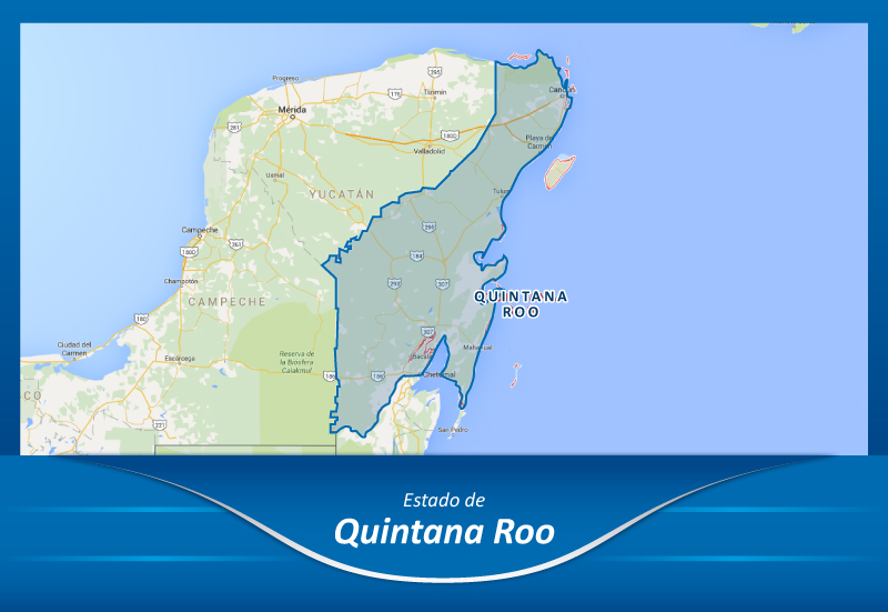 Fletes de la Ciudad de México a Quintana Roo